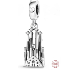 Sterling Silber 925 Barcelona La Sagrada Familia, Reise-Armband-Anhänger