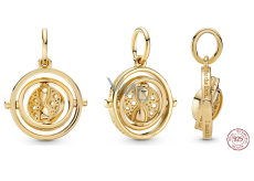 Sterling Silber 925 Harry Potter - Zeitumkehrer, Armband-Anhänger
