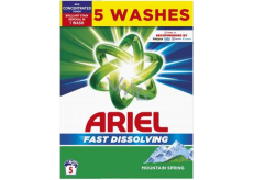 Ariel Fast Dissolving Mountain Spring Waschpulver für saubere und duftende, fleckenfreie Wäsche 5 Dosen 275 g