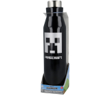 Degen Merch Minecraft Thermoflasche aus Edelstahl schwarz 580 ml
