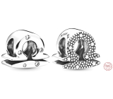 Charm Sterling Silber 925 Tierkreiszeichen der Waage, Perle für Armband
