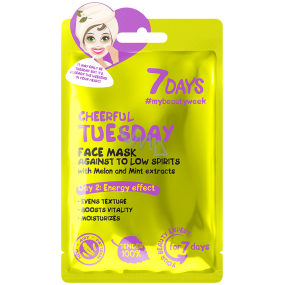 7Days Cheerful Tuesday Textile Gesichtsmaske für alle Hauttypen 28 g