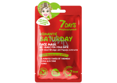 7Days Romantic Saturday textile Gesichtsmaske für alle Hauttypen 28 g
