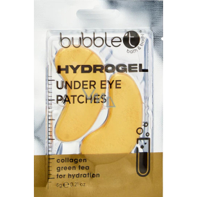 Bubble't Collagen & Grüner Tee Hydrogel feuchtigkeitsspendende Augenpads 1 Paar 6 g