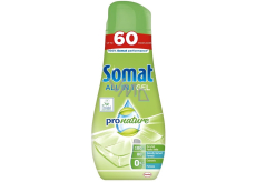 Somat All in 1 Pronature Geschirrspüler Gel mit natürlichen Zutaten 60 Dosen 1080 ml