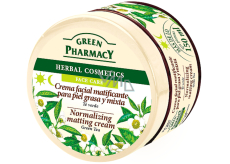 Green Pharmacy Grüner Tee normalisierende mattierende Creme für fettige Haut und Mischhaut 150 ml