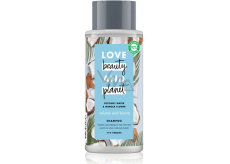 Love Beauty & Planet Kokosnusswasser und Blumen Mimosa Shampoo für feines Haar ohne Volumen 400 ml