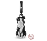 Charm Sterling Silber 925 Border Collie, Tierarmband-Anhänger