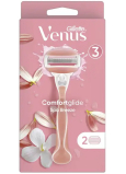 Gillette Venus Venus ComfortGlide Spa Breeze 3-Klingen-Rasierer + 2 Ersatzköpfe für Frauen