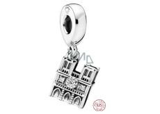 Charme Sterling Silber 925 Notre Dame, Reise Armband Anhänger