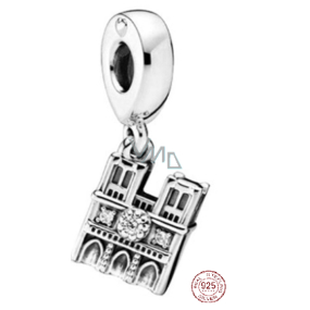 Charme Sterling Silber 925 Notre Dame, Reise Armband Anhänger