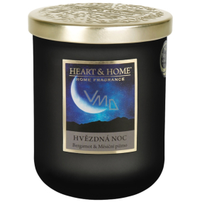 Heart & Home Starry Night Soja-Duftkerze groß brennt bis zu 75 Stunden 320 g