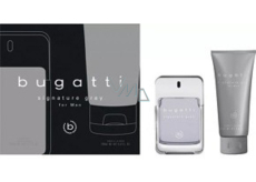 Bugatti Signature Grey Eau de Toilette 100 ml + Duschgel 200 ml, Geschenkset für Männer