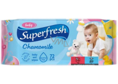 Superfresh Kamille Feuchttücher für Kinder 72 Stück