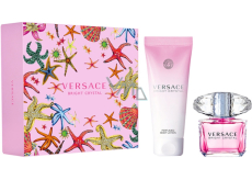 Versace Bright Crystal Eau de Toilette 30 ml + Körperlotion 50 ml, Geschenkset für Frauen