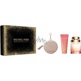 Michael Kors Wonderlust Eau de Parfum 100 ml + Körperlotion 100 ml + Brieftasche, Geschenkset für Frauen