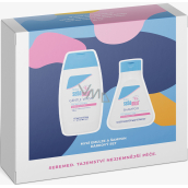 SebaMed Baby Extra sanfte Waschemulsion 200 ml + sanftes Waschshampoo 150 ml, Kosmetikset für Kinder