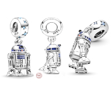 Charms Sterling Silber 925 Marvel Star Wars Droide R2-D2, Armband Anhänger