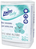 Linteo Baby Baumwoll-Reinigungspads für Kinder 9x11 cm, 60 Stück
