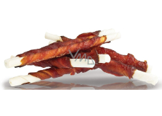 KidDog Rawhide Kaurollen Entenfleisch auf Büffelstock, Fleischleckerli für Hunde 8 mm 500 g