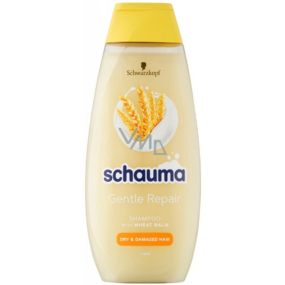 Schauma Gentle Repair Shampoo mit Weizenbalsam für trockenes und strapaziertes Haar 400 ml