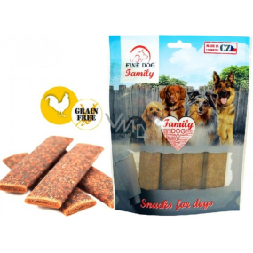 Fine Dog Family Hühnerstreifen natürliches Fleisch Leckerli für Hunde 200 g