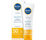 Nivea Sun UV Face Sensitive OF 50 krém na opalování pro citlivou pleť 50 ml