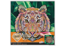 Grafix Orient - Tiger-Diamant-Malerei auf Strasssteinen, Kreativ-Set, empfohlen ab 6 Jahren