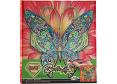 Grafix Orient - Schmetterling Diamantmalerei auf Strasssteinen, Kreativset, empfohlen ab 6 Jahren