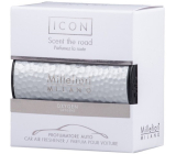 Millefiori Milano Icon Oxygen Silver Autoduft Metal Shades Duft für bis zu 2 Monate 47 g