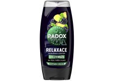 Radox Men 3in1 Relaxation Brombeere und Ingwer Duschgel für Männer 225 ml