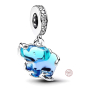 Charms Sterling Silber 925 Beeindruckender Elefant, Tierarmband Anhänger