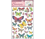 Wandaufkleber bunte Schmetterlinge 48 x 29 cm