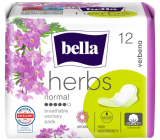 Bella Herbs Verbena Deo Fresh Sanitary Aromatisierte Damenbinden mit Flügeln 12 Stück
