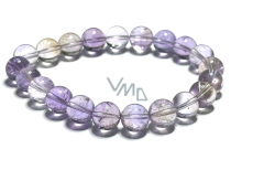 Ametrin Armband elastisch Naturstein, Kugel 8 - 9 mm / 16 - 17 cm, Energieverstärker