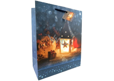 Nekupto Weihnachtstasche WBL 2438 blau CZ/xSK/HU