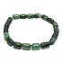 Smaragd náramek elastický přírodní kámen, váleček 6 x 9 mm / 16 - 17 cm, královský kámen