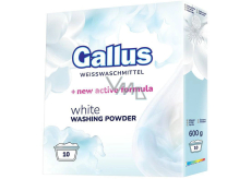 Gallus prací prášek White, 10 dávek, 600g