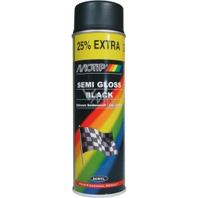 Motip 04001 sprej, univerzální autobarva, černá pololesk, 500 ml Motip 04001 sprej, univerzální autobarva, černá pololesk, 500 ml