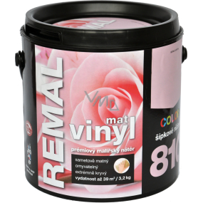 REMAL Vinyl Color mat omyvatelná barva na zeď, 810 šípkově růžová, 3,2 kg REMAL Vinyl Color mat omyvatelná barva na zeď, 810 šípkově růžová, 3,2 kg