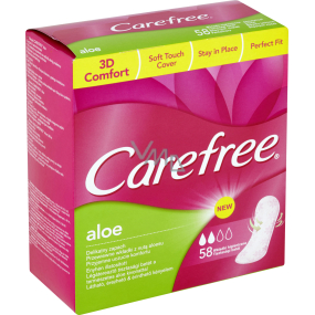 Carefree Aloe Vera slipové vložky intimky, 56 ks Carefree Aloe Vera slipové vložky intimky, 56 ks