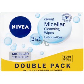 Nivea Micellar Wipes Aqua Rose odličovací ubrousky, 25 ks Nivea Micellar Wipes Aqua Rose odličovací ubrousky, 25 ks