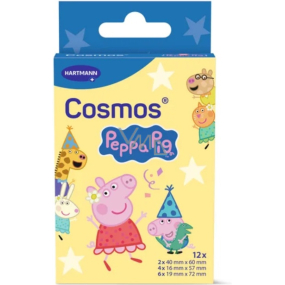 Cosmos dětská náplast Peppa Pig 12 ks Cosmos dětská náplast Peppa Pig 12 ks