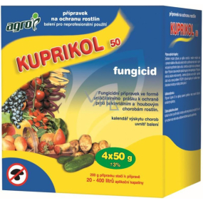 Agro Kuprikol 50 Präparat gegen Pilzkrankheiten von Pflanzen 3 x 20 g
