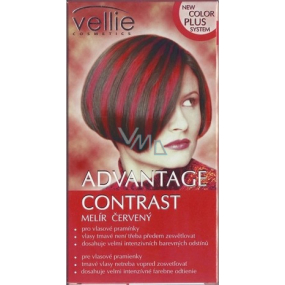 Vellie Advantage Contrast rote Glanzlichter für die Haare