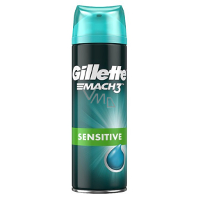 Gillette Mach3 Sensitive Rasiergel für Männer 200 ml