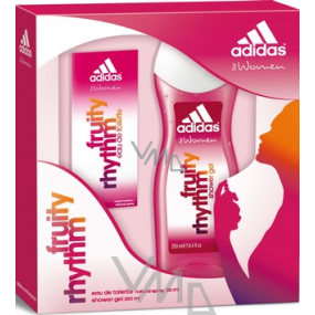 Adidas Fruity Rhythm Eau de Toilette 30 ml + Duschgel 250 ml, Geschenkset für Frauen