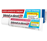 Blend-a-dent Extra Stark Fresh Fixiercreme für Prothesen, Prothesenzähne 47 g