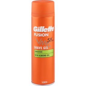 Gillette Fusion Sensitive Rasiergel für empfindliche Männerhaut 200 ml