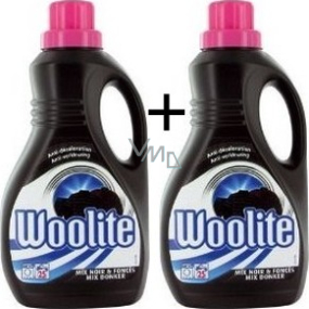 Woolite Extra Dark Protection Waschmittel dunkle und schwarze Kleidung 2 x 1,5 l